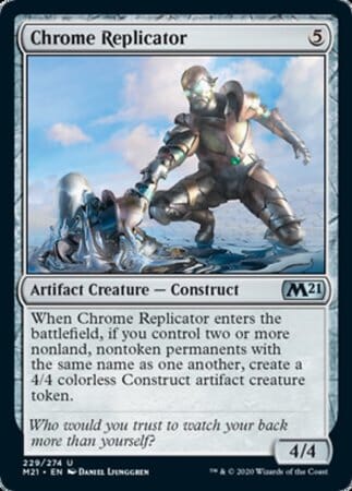 Chrome Replicator [Core Set 2021] MTG Single Magic: The Gathering  | Multizone: Comics And Games