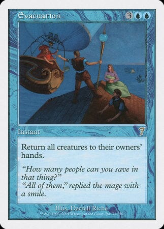 Evacuation [Seventh Edition] MTG Single Magic: The Gathering  | Multizone: Comics And Games