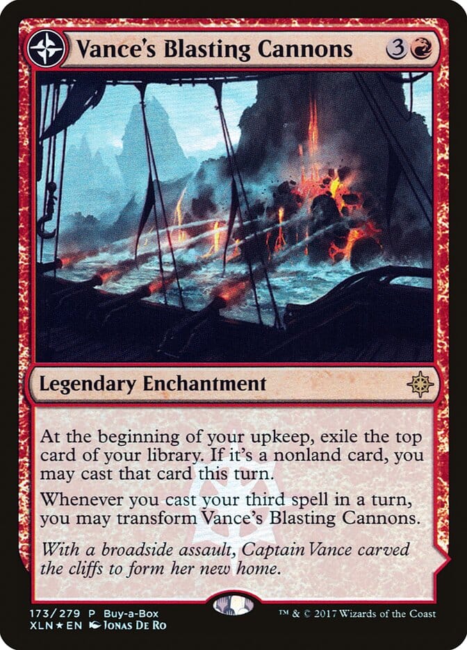 Vance's Blasting Cannons // Spitfire Bastion (Buy-A-Box) [Ixalan Treasure Chest] MTG Single Magic: The Gathering  | Multizone: Comics And Games