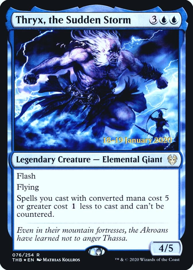 Thryx, the Sudden Storm [Theros Beyond Death Prerelease Promos] MTG Single Magic: The Gathering  | Multizone: Comics And Games