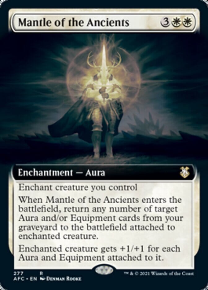 Mantle of the Ancients (Extended) [Dungeons & Dragons: Adventures in the Forgotten Realms Commander] MTG Single Magic: The Gathering  | Multizone: Comics And Games