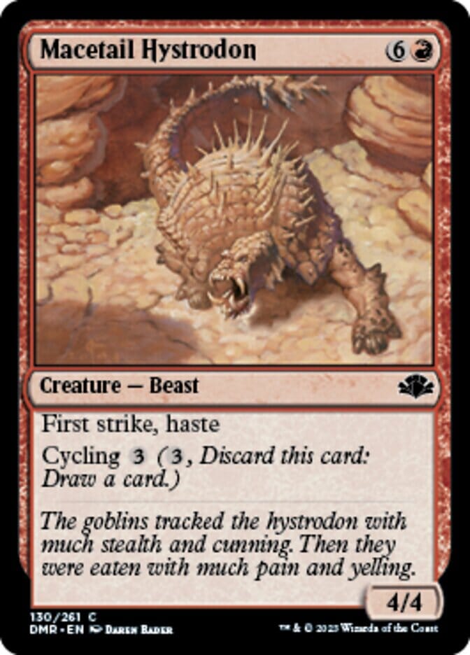 Macetail Hystrodon [Dominaria Remastered] MTG Single Magic: The Gathering  | Multizone: Comics And Games