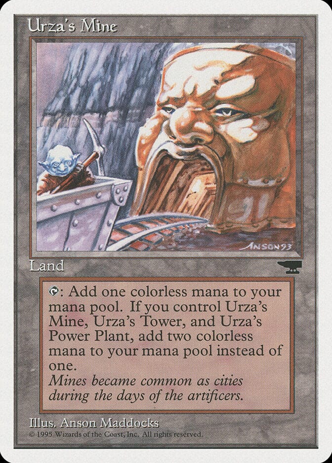 Urza's Mine (Mine Cart Entering Mouth) [Chronicles] MTG Single Magic: The Gathering  | Multizone: Comics And Games