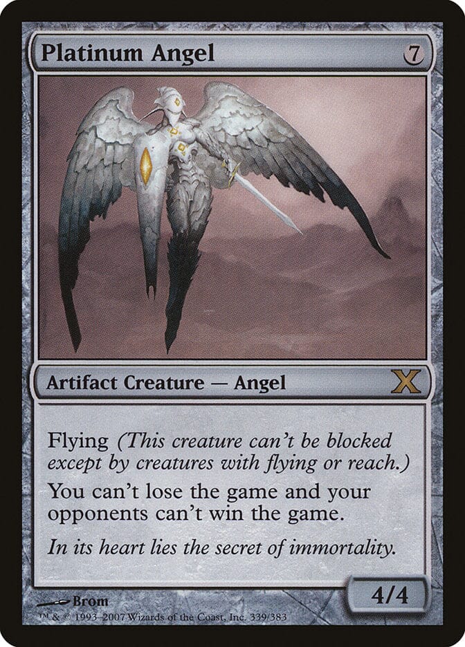 Platinum Angel [Tenth Edition] MTG Single Magic: The Gathering  | Multizone: Comics And Games