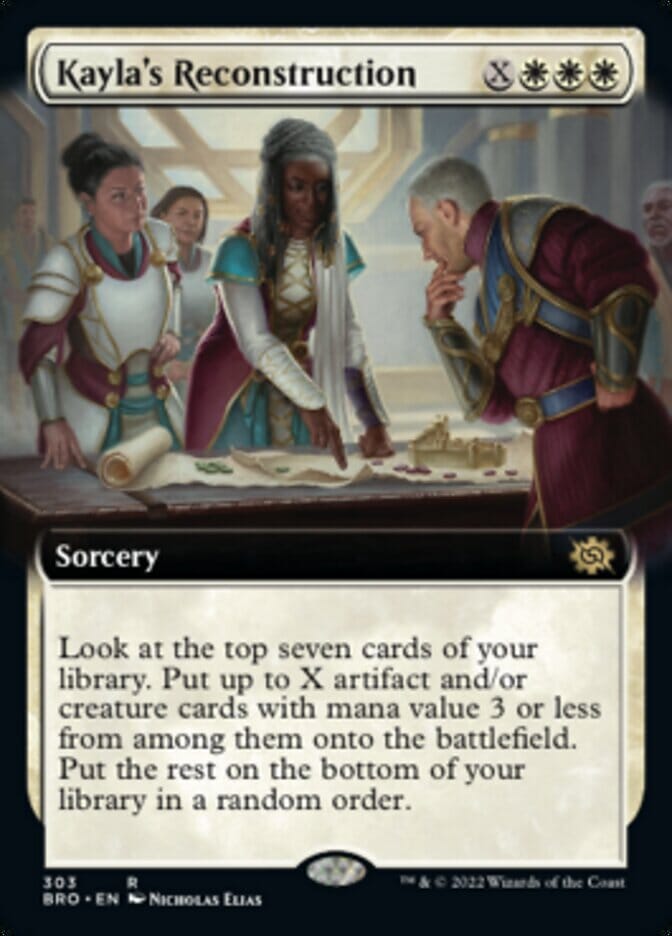 Kayla's Reconstruction (Extended Art) [The Brothers' War] MTG Single Magic: The Gathering  | Multizone: Comics And Games