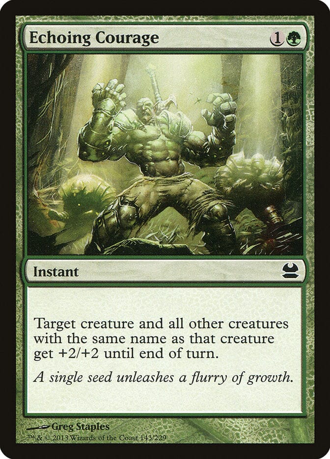 Echoing Courage [Modern Masters] MTG Single Magic: The Gathering  | Multizone: Comics And Games