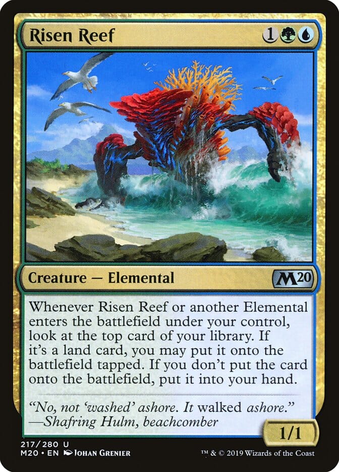 Risen Reef [Core Set 2020] MTG Single Magic: The Gathering  | Multizone: Comics And Games