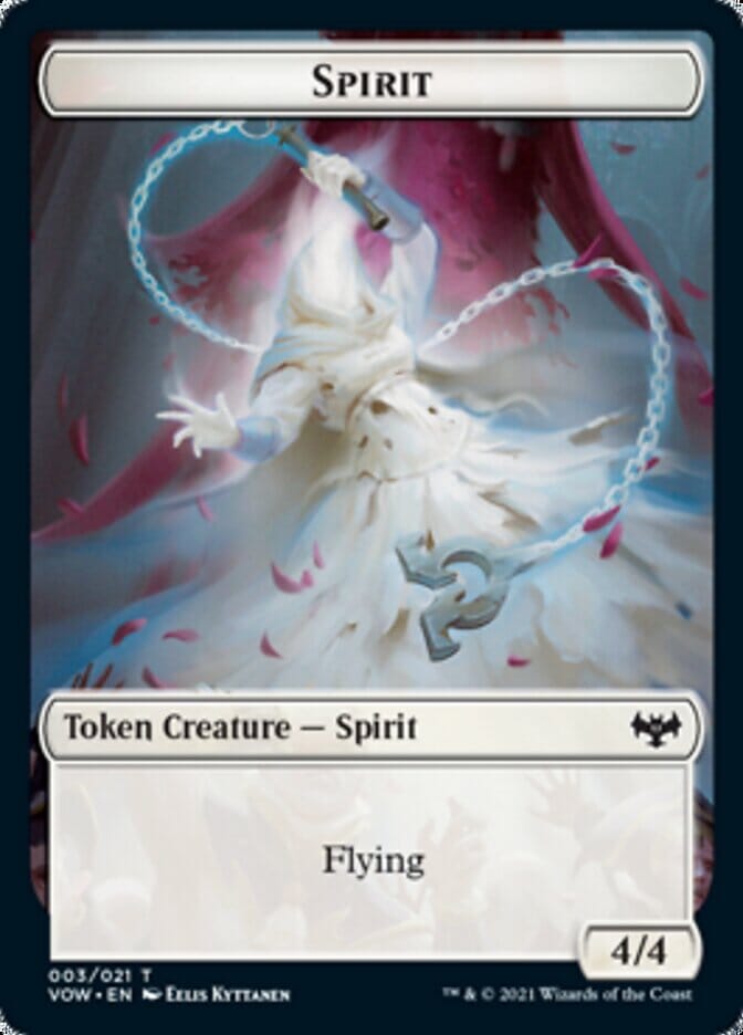 Insect // Spirit (003) Double-sided Token [Innistrad: Crimson Vow Tokens] MTG Single Magic: The Gathering  | Multizone: Comics And Games