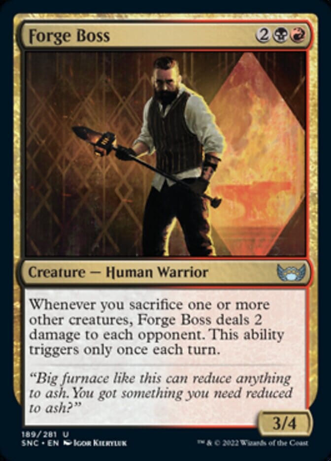 Forge Boss [Streets of New Capenna] MTG Single Magic: The Gathering  | Multizone: Comics And Games