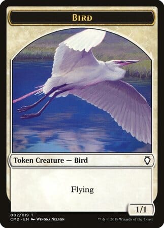 Bird Token [Commander Anthology Volume II Tokens] MTG Single Magic: The Gathering  | Multizone: Comics And Games
