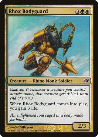 Rhox Bodyguard [Conflux] MTG Single Magic: The Gathering  | Multizone: Comics And Games