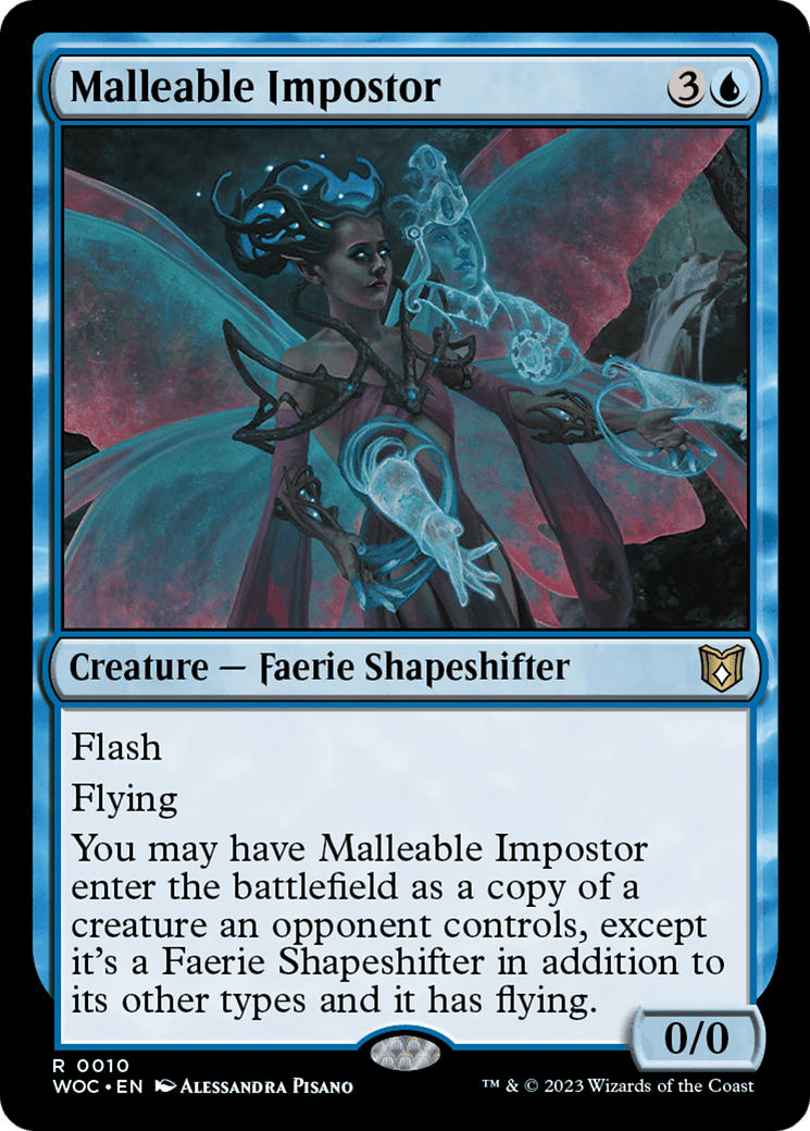 Malleable Impostor [Wilds of Eldraine Commander] MTG Single Magic: The Gathering  | Multizone: Comics And Games