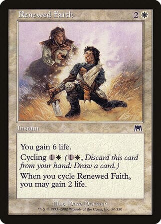 Renewed Faith [Onslaught] MTG Single Magic: The Gathering  | Multizone: Comics And Games