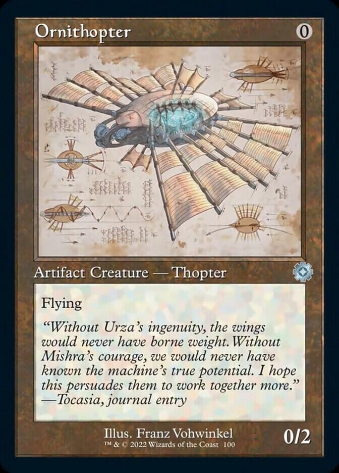 Ornithopter (Retro Schematic) [The Brothers' War Retro Artifacts] MTG Single Magic: The Gathering  | Multizone: Comics And Games