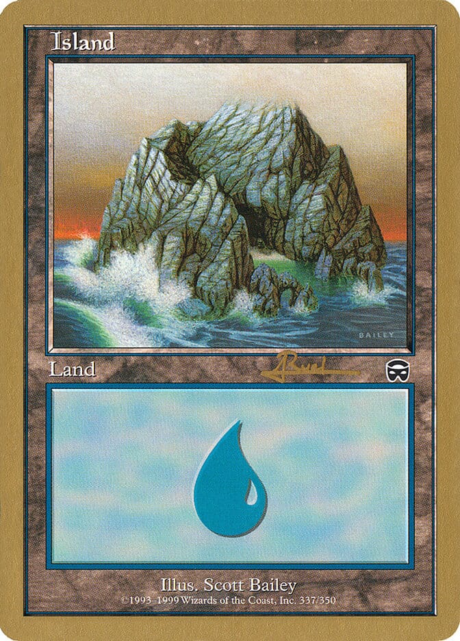 Island (ar337) (Antoine Ruel) [World Championship Decks 2001] MTG Single Magic: The Gathering  | Multizone: Comics And Games