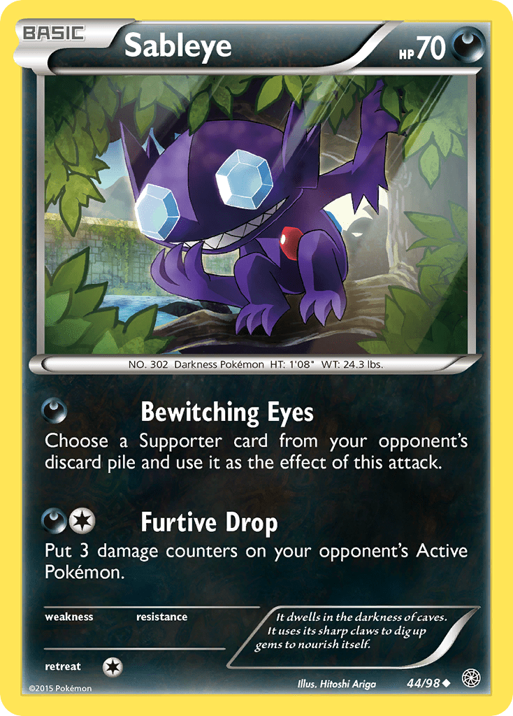 Sableye (44/98) [XY: Ancient Origins] Pokemon Single Pokémon  | Multizone: Comics And Games