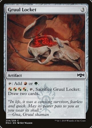 Gruul Locket [Ravnica Allegiance] MTG Single Magic: The Gathering  | Multizone: Comics And Games