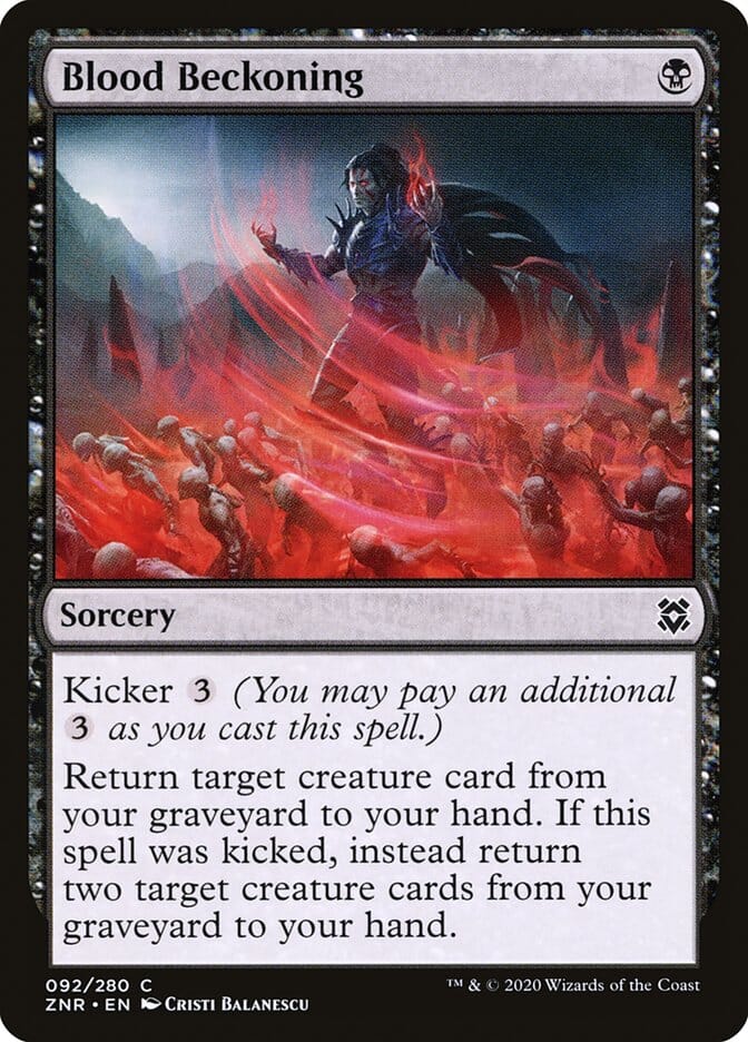 Blood Beckoning [Zendikar Rising] MTG Single Magic: The Gathering  | Multizone: Comics And Games