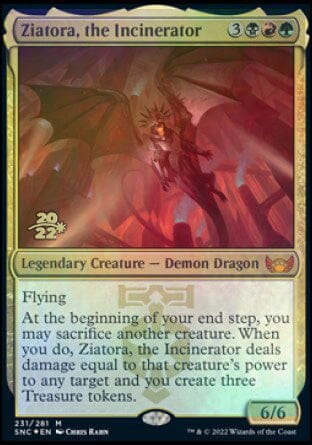 Ziatora, the Incinerator [Streets of New Capenna Prerelease Promos] MTG Single Magic: The Gathering  | Multizone: Comics And Games