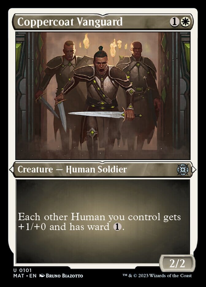 Coppercoat Vanguard (Foil Etched) [March of the Machine: The Aftermath] MTG Single Magic: The Gathering  | Multizone: Comics And Games