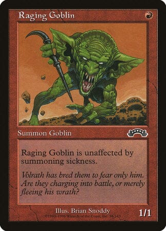 Raging Goblin [Exodus] MTG Single Magic: The Gathering  | Multizone: Comics And Games