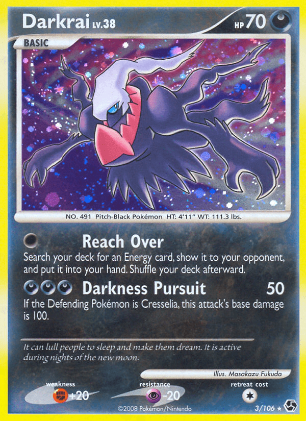 Darkrai (3/106) [Diamond & Pearl: Great Encounters] Pokemon Single Pokémon  | Multizone: Comics And Games