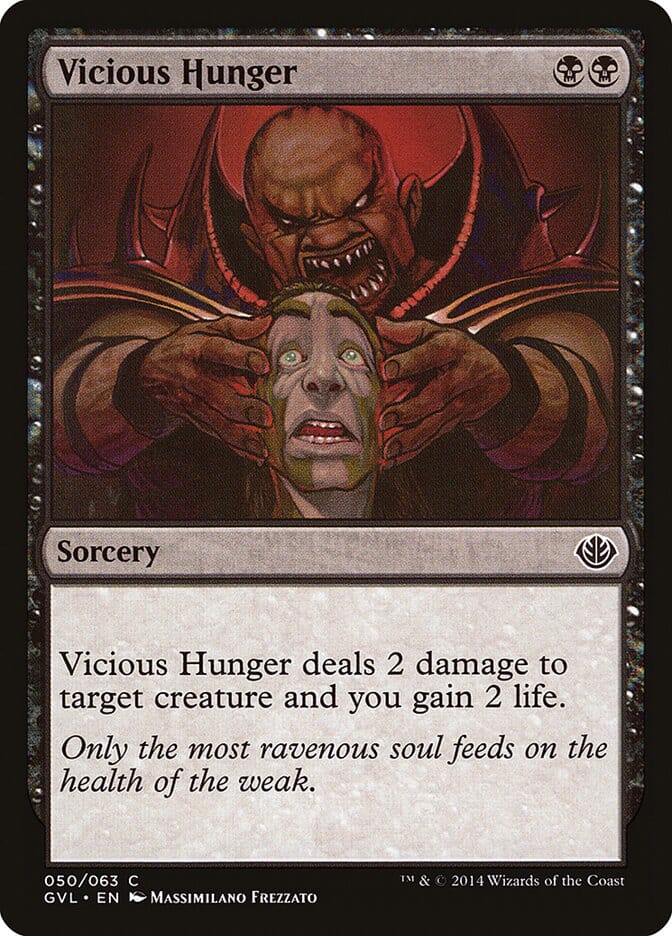 Vicious Hunger (Garruk vs. Liliana) [Duel Decks Anthology] MTG Single Magic: The Gathering  | Multizone: Comics And Games