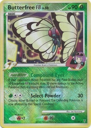 Butterfree FB LV.50 (17/147) (League Promo) [Platinum: Supreme Victors] Pokemon Single Pokémon  | Multizone: Comics And Games