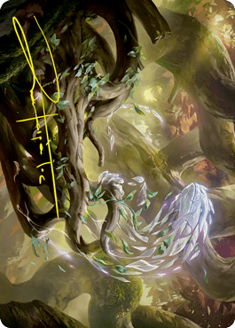 Emergent Sequence Art Card (Gold-Stamped Signature) [Strixhaven: School of Mages Art Series] MTG Single Magic: The Gathering  | Multizone: Comics And Games
