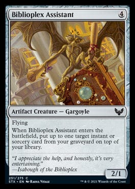 Biblioplex Assistant [Strixhaven: School of Mages] MTG Single Magic: The Gathering  | Multizone: Comics And Games