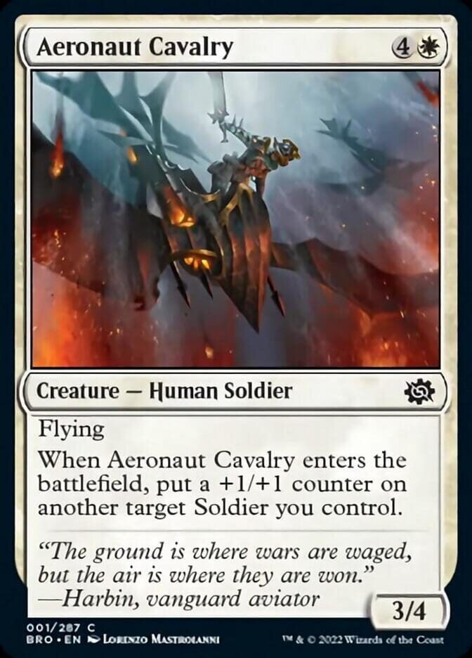 Aeronaut Cavalry [The Brothers' War] MTG Single Magic: The Gathering  | Multizone: Comics And Games