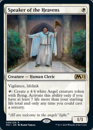 Speaker of the Heavens [Core Set 2021] MTG Single Magic: The Gathering  | Multizone: Comics And Games