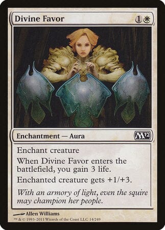 Divine Favor [Magic 2012] MTG Single Magic: The Gathering  | Multizone: Comics And Games