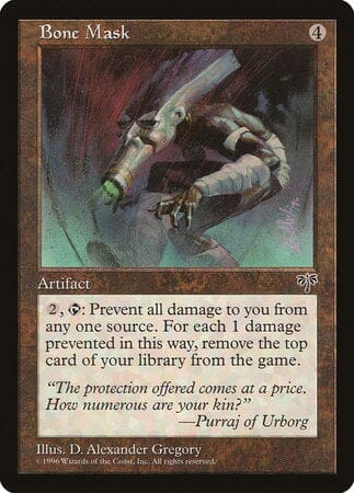 Bone Mask [Mirage] MTG Single Magic: The Gathering  | Multizone: Comics And Games