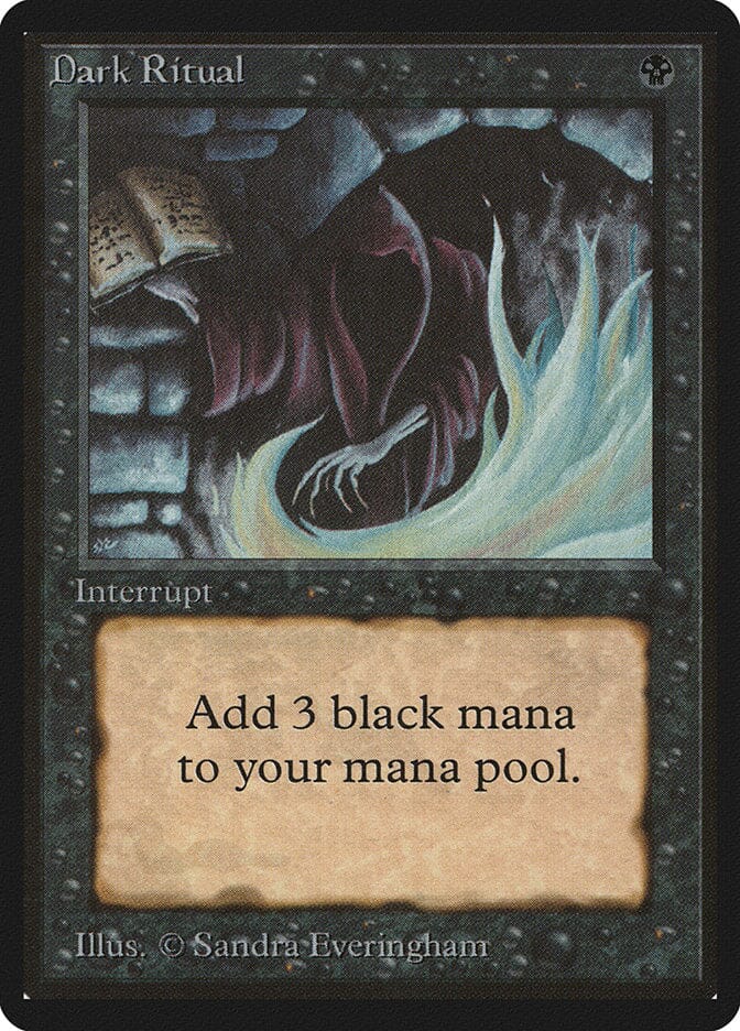 Dark Ritual [Limited Edition Beta] MTG Single Magic: The Gathering  | Multizone: Comics And Games
