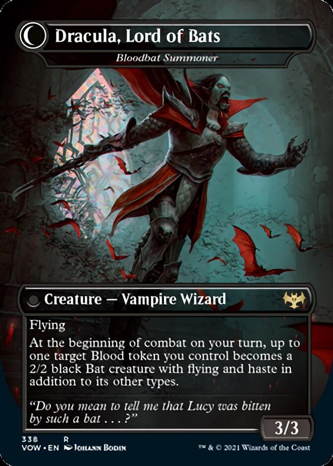 Voldaren Bloodcaster // Bloodbat Summoner - Dracula, Lord of Blood // Dracula, Lord of Bats [Innistrad: Crimson Vow] MTG Single Magic: The Gathering  | Multizone: Comics And Games