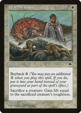 Worthy Cause [Tempest] MTG Single Magic: The Gathering  | Multizone: Comics And Games