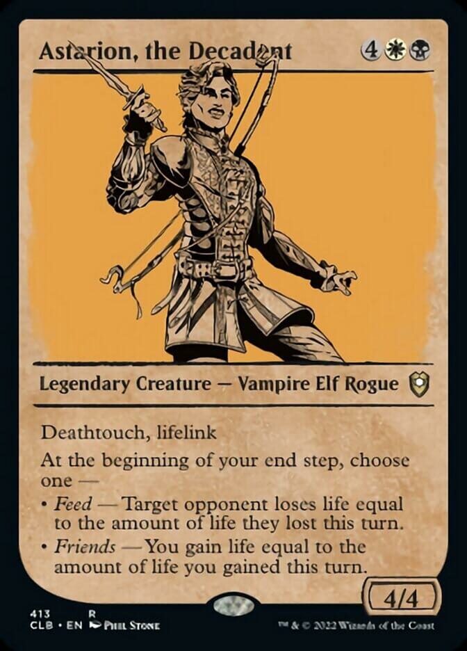 Astarion, the Decadent (Showcase) [Commander Legends: Battle for Baldur's Gate] MTG Single Magic: The Gathering  | Multizone: Comics And Games