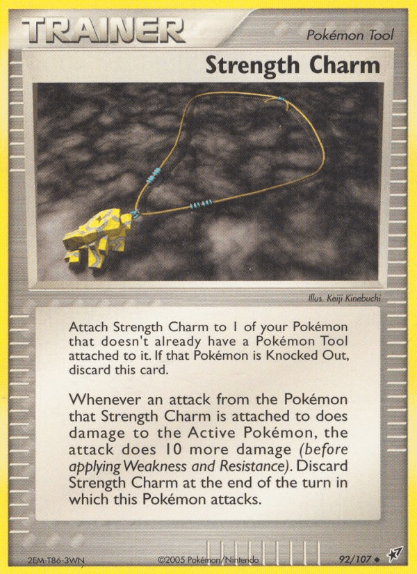 Strength Charm (92/107) [EX: Deoxys] Pokemon Single Pokémon  | Multizone: Comics And Games