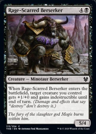 Rage-Scarred Berserker [Theros Beyond Death] MTG Single Magic: The Gathering  | Multizone: Comics And Games