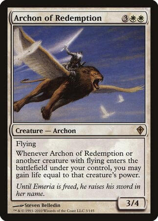 Archon of Redemption [Worldwake] MTG Single Magic: The Gathering  | Multizone: Comics And Games