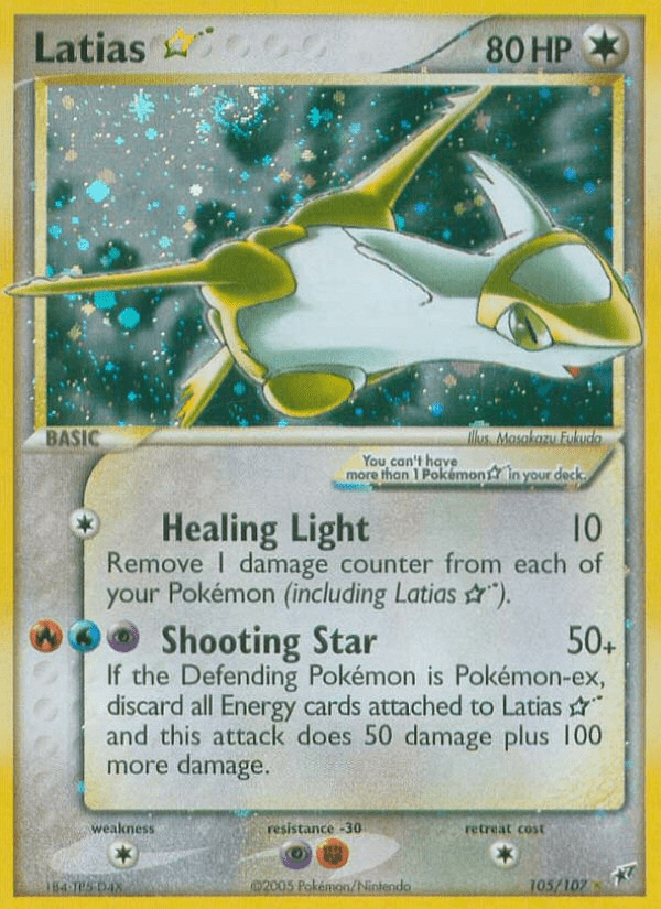 Latias Star (105/107) [EX: Deoxys] Pokemon Single Pokémon  | Multizone: Comics And Games