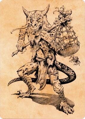 Taunting Kobold Art Card [Commander Legends: Battle for Baldur's Gate Art Series] MTG Single Magic: The Gathering  | Multizone: Comics And Games