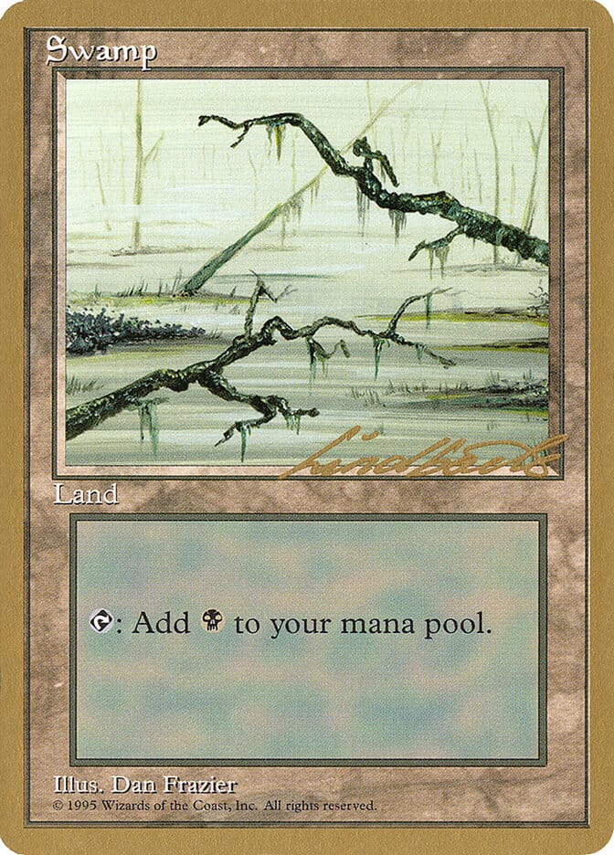 Swamp (ll371) (Leon Lindback) [Pro Tour Collector Set] MTG Single Magic: The Gathering  | Multizone: Comics And Games