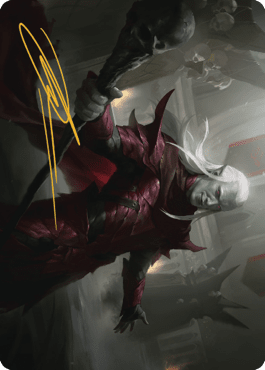 Baeloth Barrityl, Entertainer Art Card (Gold-Stamped Signature) [Commander Legends: Battle for Baldur's Gate Art Series] MTG Single Magic: The Gathering  | Multizone: Comics And Games
