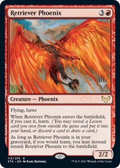 Retriever Phoenix (Promo Pack) [Strixhaven: School of Mages Promos] MTG Single Magic: The Gathering  | Multizone: Comics And Games
