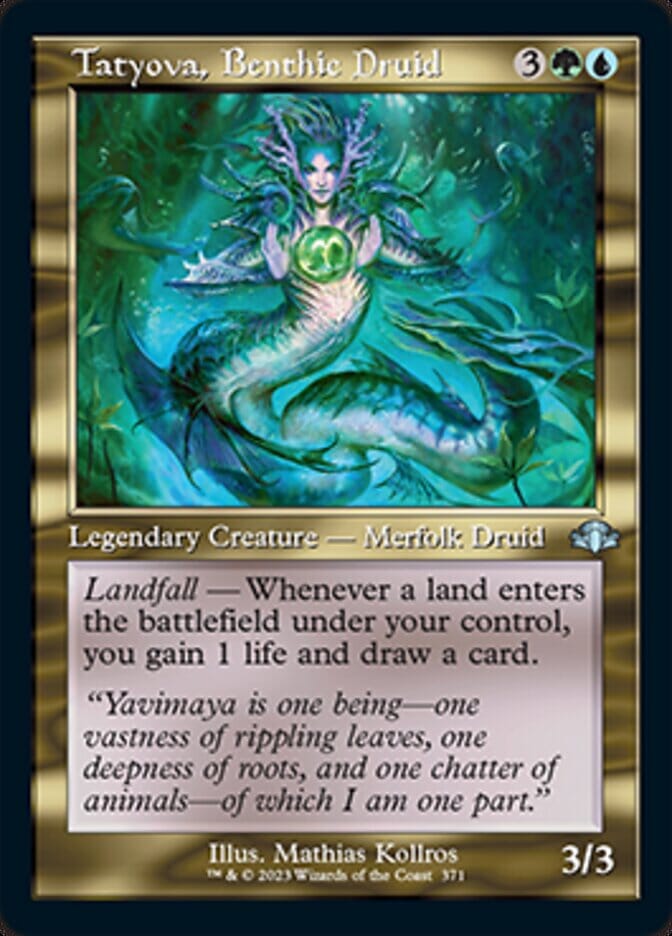 Tatyova, Benthic Druid (Retro) [Dominaria Remastered] MTG Single Magic: The Gathering  | Multizone: Comics And Games