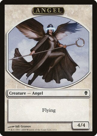 Angel Token [Zendikar Tokens] MTG Single Magic: The Gathering  | Multizone: Comics And Games