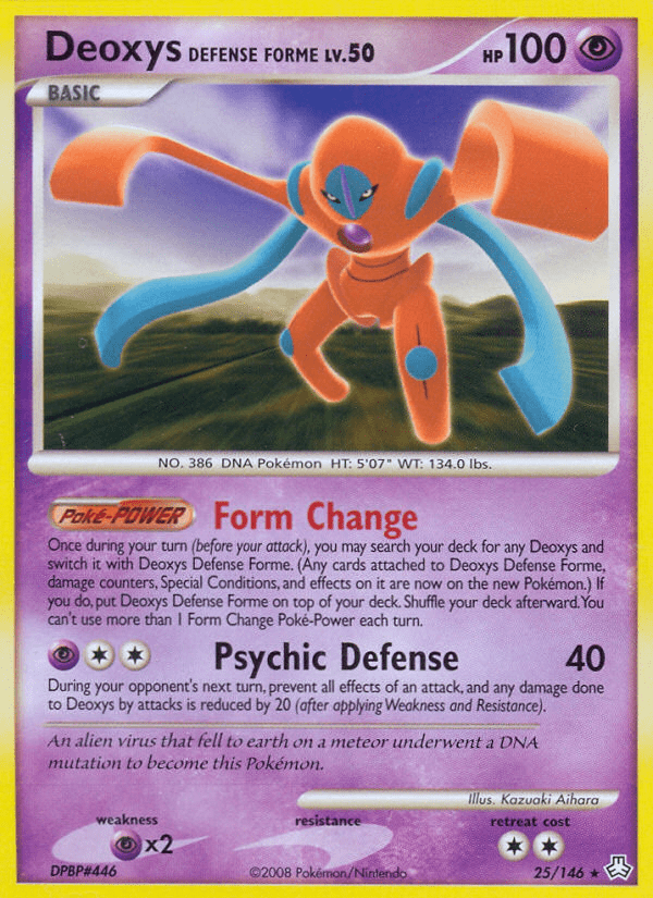 Deoxys Defense Forme (25/146) [Diamond & Pearl: Legends Awakened] Pokemon Single Pokémon  | Multizone: Comics And Games