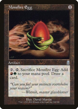 Mossfire Egg [Odyssey] MTG Single Magic: The Gathering  | Multizone: Comics And Games